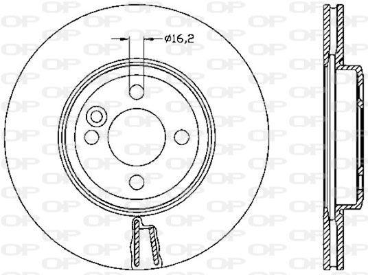 OPEN PARTS Jarrulevy BDR2530.20